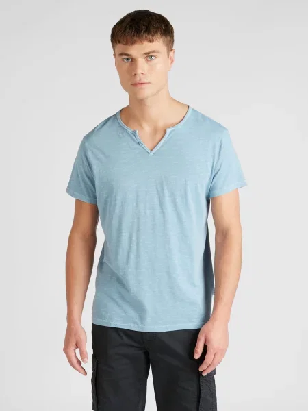 BLEND Tricou Ashton deschis albastru