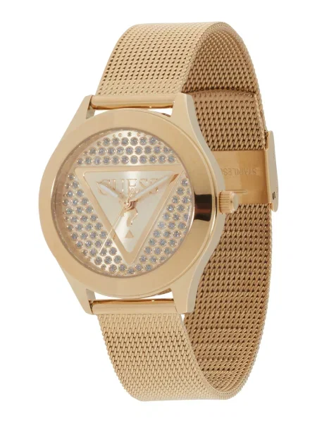 GUESS Ceas analogic GLITZ PLAQUE auriu roz
