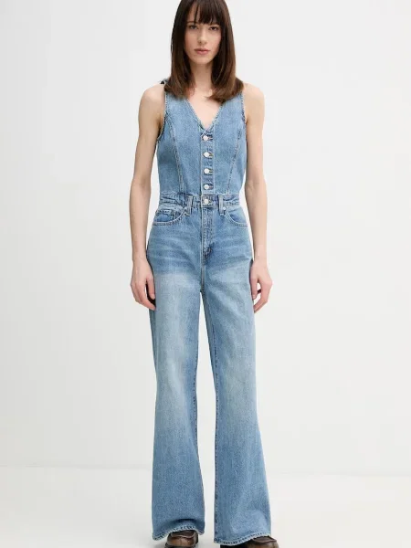 Traper kombinezon Levi's DNM VEST WIDELG plava
