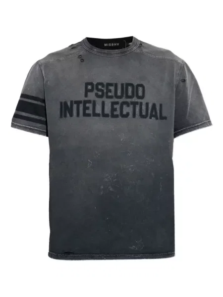 Tricou Misbhv zdrențuiți gri