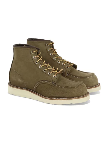 Botki Red Wing Shoes skórzane czerwone