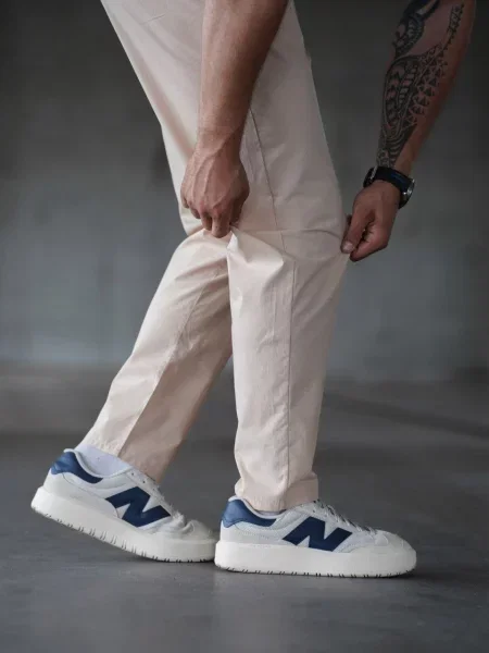 Штани спортивні TeamV текстиль/нейлон бежевий