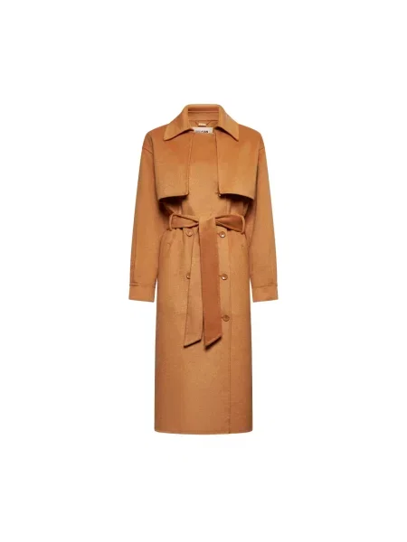 Trencz Silvian Heach wełniany brązowy