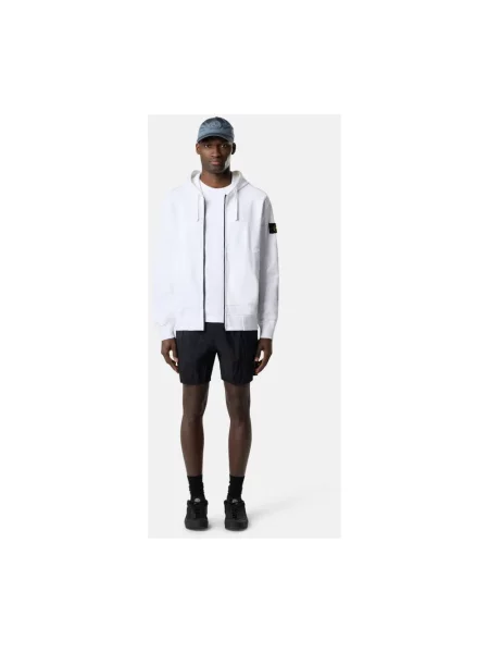 Koszulka Stone Island z kamieniami biała