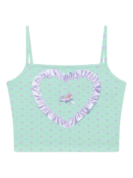 Top Gcds z nadrukiem w serca zielony