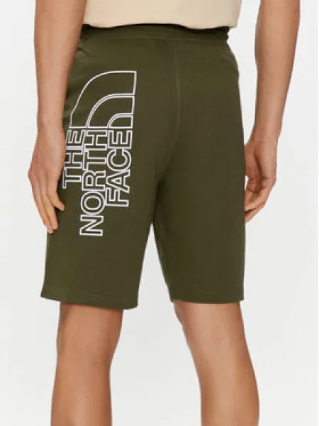 The North Face Športne kratke hlače Graphic zelena