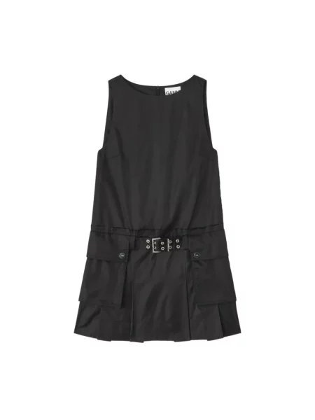 Sukienka mini Ganni czarna