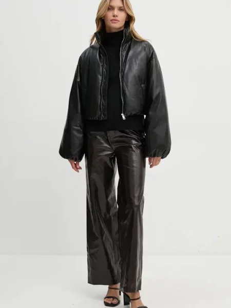 Nanushka kurtka puchowa LILIMA zimowa oversize czarny