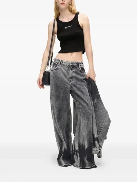 Top Karl Lagerfeld Jeans negru