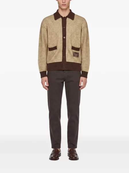 Pantaloni Briglia 1949 cu 5 buzunare cu autograf maro