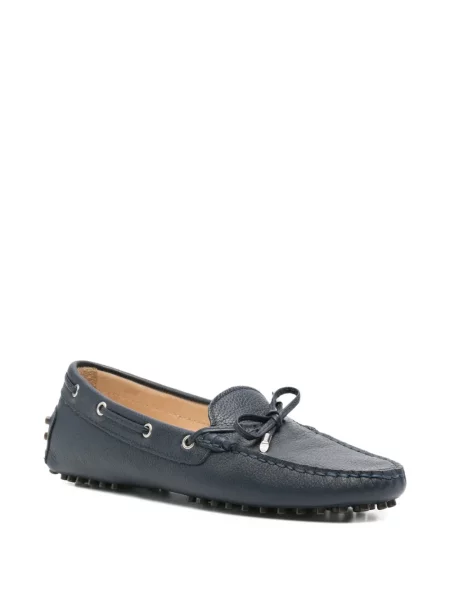 Pantofi loafer Sergio Moretti Firenze cu funde albastru