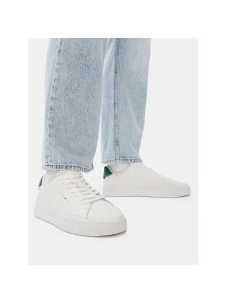 Tommy Hilfiger Αθλητικά Th Court Core Ess Leather λευκό