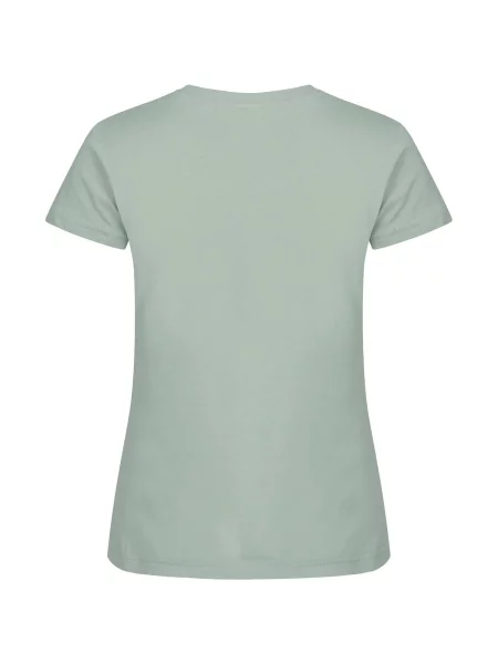 Clique Basic-T Dopasowana koszulka z bawełny – Sage Green zielona