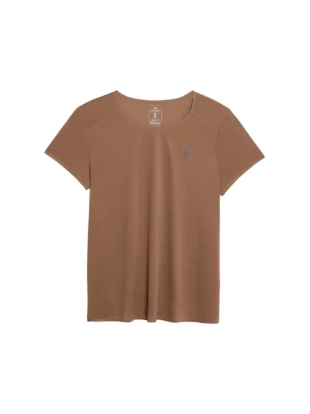 Koszulka On Running do biegania brązowa