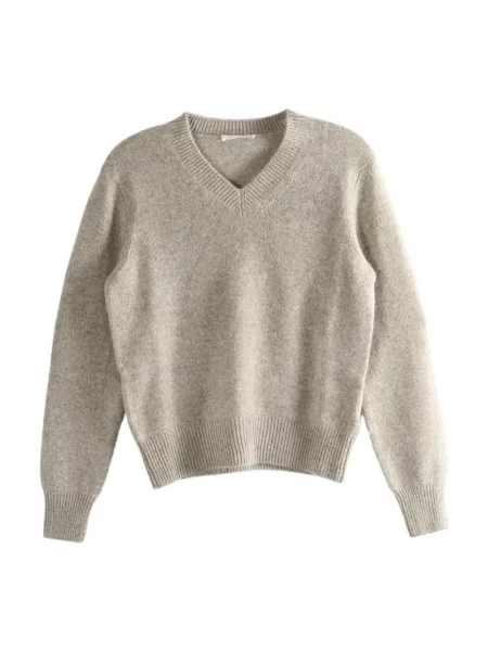 Sweter The Row z kaszmiru beżowy