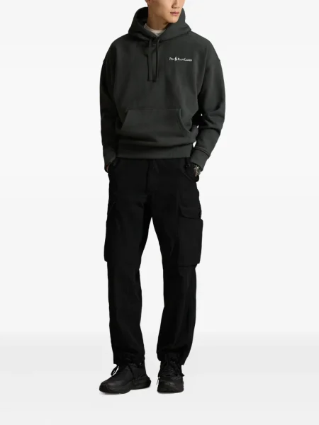 Șapcă Polo Ralph Lauren cu broderie din țesătură twill în carouri albastru