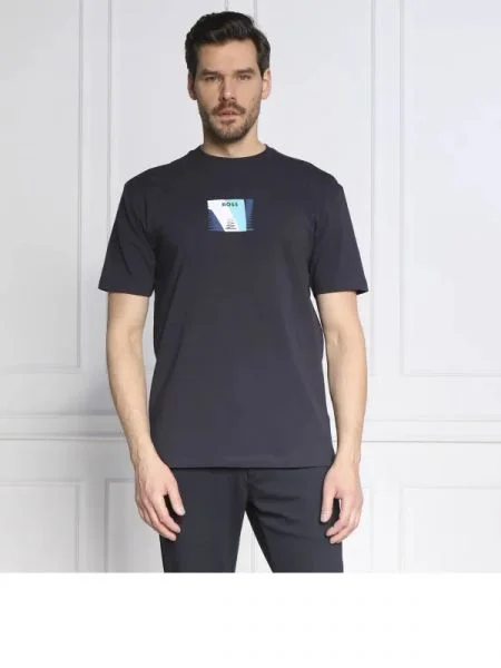BOSS GREEN Tricou Tee 6 verde