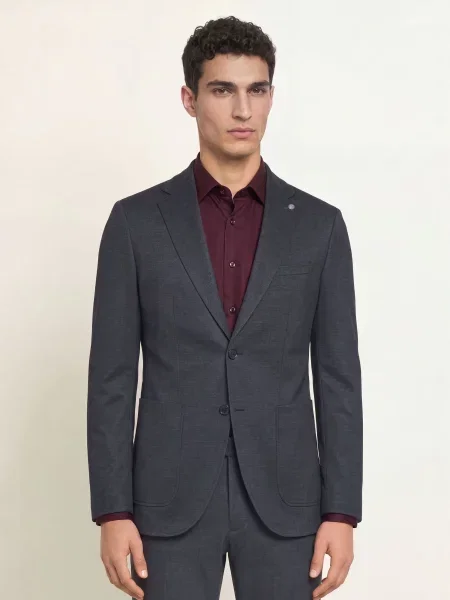 Cg Club Of Gents Oblekové Sako Cg Cuba Slim Fit 63 dunkelblau