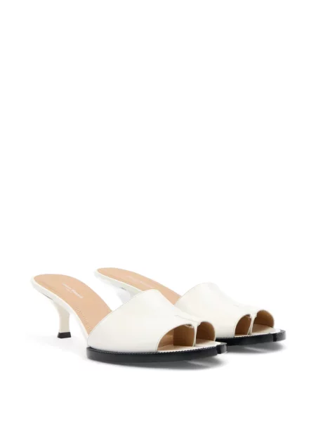 Sandale Maison Margiela din piele alb