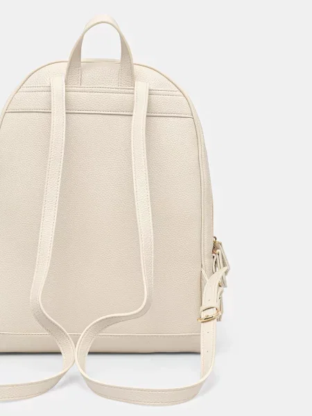 Однотонный большой рюкзак Valentino Bags бежевый