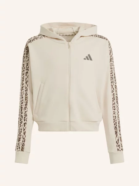 ADIDAS SPORTSWEAR Sportovní mikina / šedobéžová / černá béžová