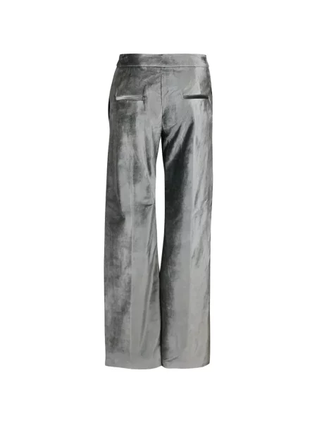Pantaloni Susan Bender de catifea gri