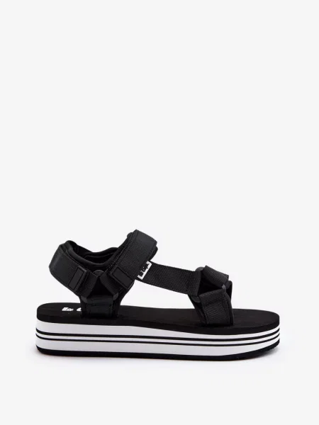 Sandale Lee Cooper s platformom crna