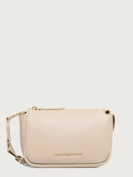 Tommy Hilfiger torebka crossbody z imitacji skóry ESSENTIAL beżowa