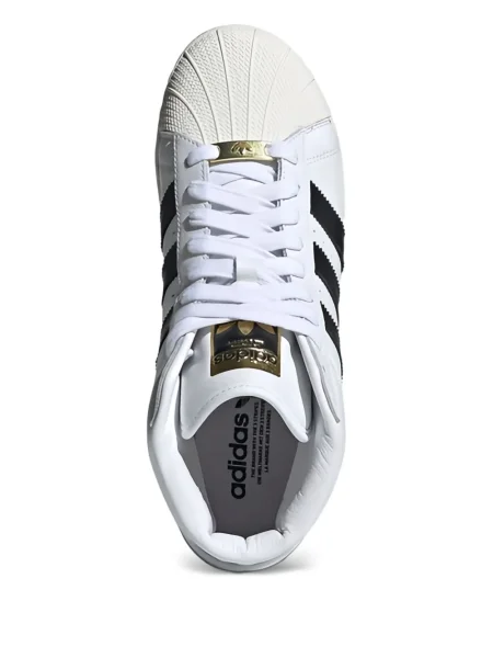 Sneakerși Adidas Superstar cu dungi gri