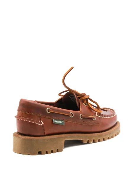 Pantofi Sebago din piele maro