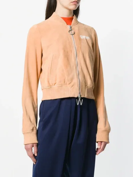 Geacă bomber Off-white alb