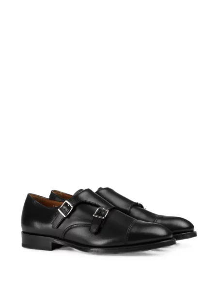 Pantofi monk Doucal's cu cataramă negru
