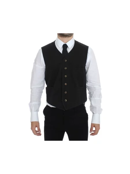 Kamizelka Dolce And Gabbana klasyczna czarna