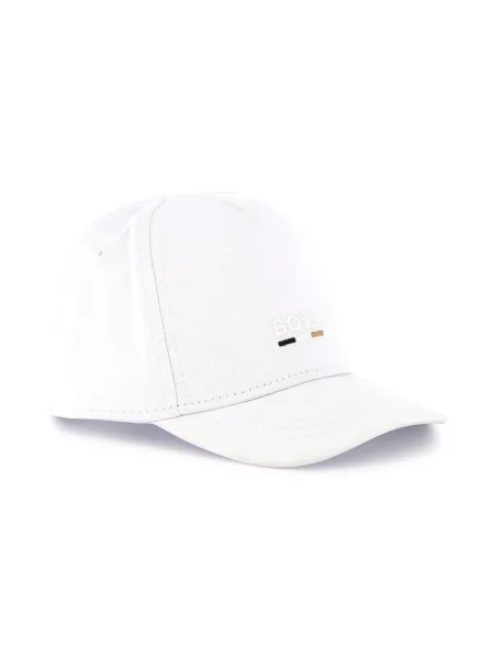 Czapka z daszkiem dziecięca Bosswear biała