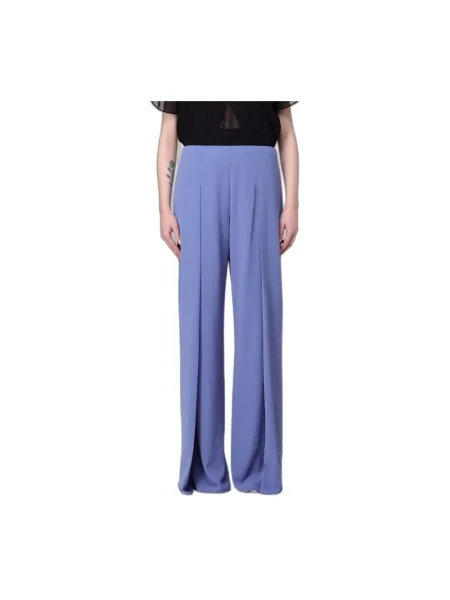 Spodnie palazzo Emporio Armani niebieskie