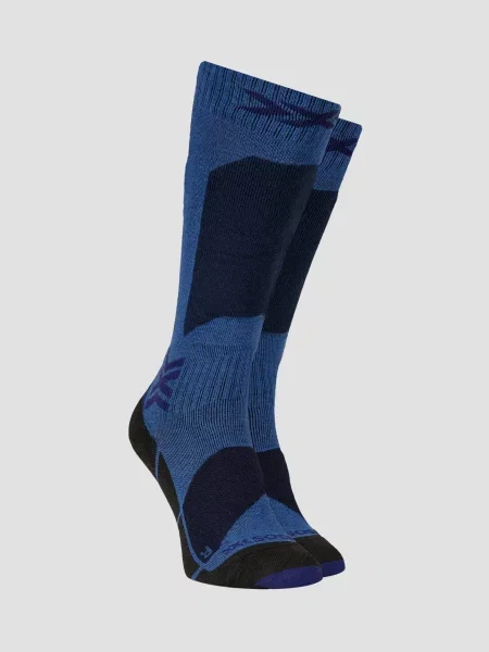 Skarpety narciarskie X-Socks Ski Discover Otc blue blossom/marine niebieskie