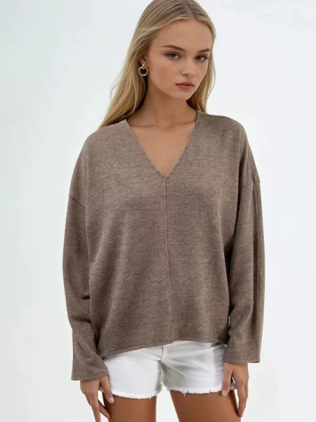 Busem Bluza smeđa