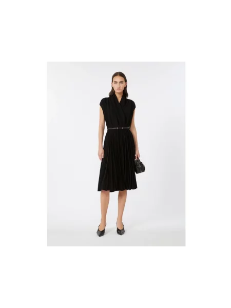 Sukienka midi Max Mara czarna