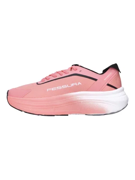 Sneakersy Fessura skórzane różowe