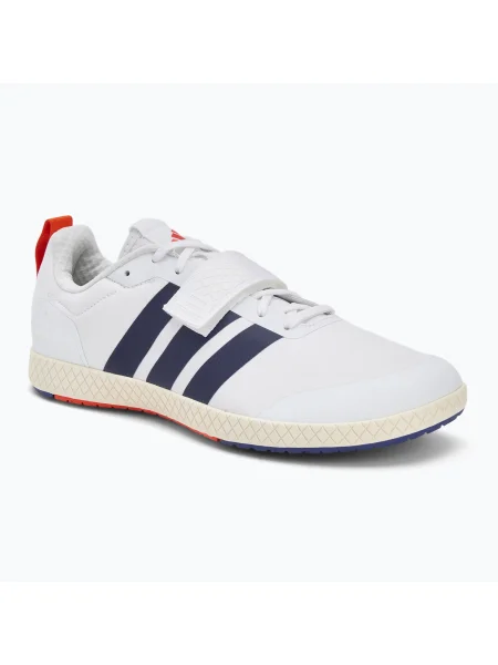 Vzpieračské topánky adidas The Total 2 Footwear white/dark blue/royal blue biela