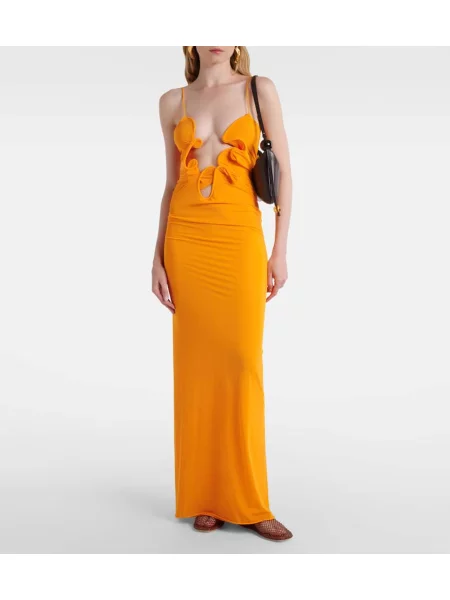 Rochie midi Christopher Esber până la genunchi de costum portocaliu