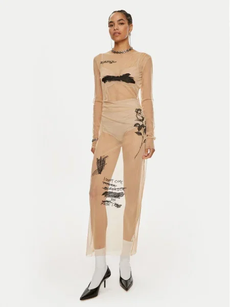 Patrizia Pepe Rochie cocktail bej