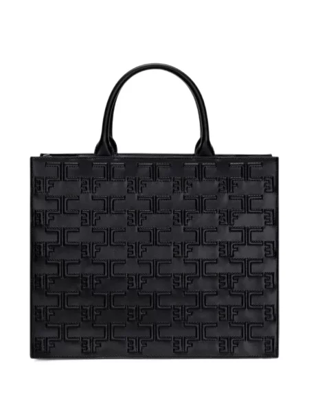 Geantă shopper Elisabetta Franchi negru