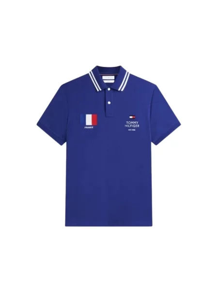 Koszulka polo Tommy Hilfiger niebieska
