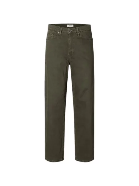 Blugi cu picior larg Selected verde