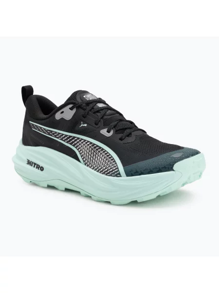 Încălțăminte de alergat pentru bărbați PUMA Voyage Nitro 4 green terrain / mint melt verde