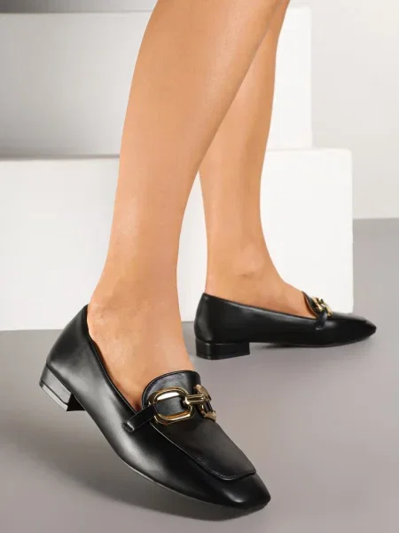Mocasini Eleganti cu Cataramă Lorenme negri
