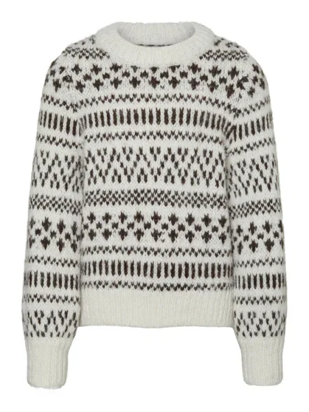 Vero Moda Girl Пуловер Kaira бежов