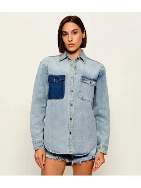 One Teaspoon De blugi cămașă SAINT TROPEZ | Relaxed fit albastru