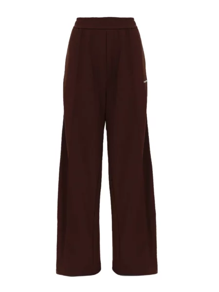 Pantaloni Moncler cu imagine alergare maro